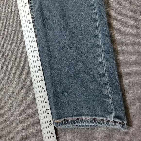 Levis Jeans Men 33x30* Blue 505 Regular Straight American Workwear Stretch Denim - Picture 6 of 14